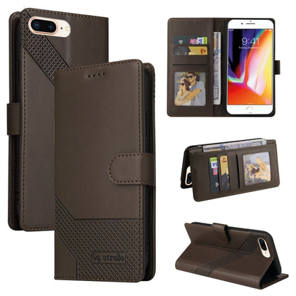 GQUTROBE Skin Feel Magnetic Leather Phone Case, For iPhone 11, For iPhone XR, For iPhone XS Max, For iPhone XS / X, For iPhone SE 2022 / SE 2020 / 8 / 7, For iPhone 8 Plus / 7 Plus