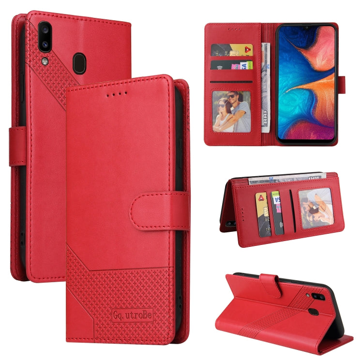 GQUTROBE Skin Feel Magnetic Leather Phone Case, For Samsung Galaxy A20e, For Samsung Galaxy A20s, For Samsung Galaxy A21s, For Samsung Galaxy A22 4G, For Samsung Galaxy A22 5G, For Samsung Galaxy A31, For Samsung Galaxy A32 4G, For Samsung Galaxy A32 5...
