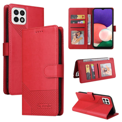GQUTROBE Skin Feel Magnetic Leather Phone Case, For Samsung Galaxy A20e, For Samsung Galaxy A20s, For Samsung Galaxy A21s, For Samsung Galaxy A22 4G, For Samsung Galaxy A22 5G, For Samsung Galaxy A31, For Samsung Galaxy A32 4G, For Samsung Galaxy A32 5...