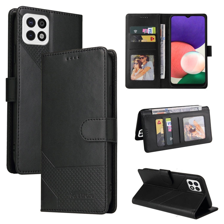 GQUTROBE Skin Feel Magnetic Leather Phone Case, For Samsung Galaxy A20e, For Samsung Galaxy A20s, For Samsung Galaxy A21s, For Samsung Galaxy A22 4G, For Samsung Galaxy A22 5G, For Samsung Galaxy A31, For Samsung Galaxy A32 4G, For Samsung Galaxy A32 5...