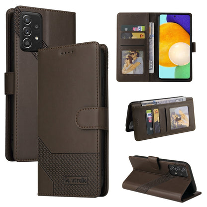 GQUTROBE Skin Feel Magnetic Leather Phone Case, For Samsung Galaxy A41, For Samsung Galaxy A42 5G, For Samsung Galaxy A50, For Samsung Galaxy A51 4G, For Samsung Galaxy A51 5G, For Samsung Galaxy A52 5G / 4G, For Samsung Galaxy A53 5G                  ...