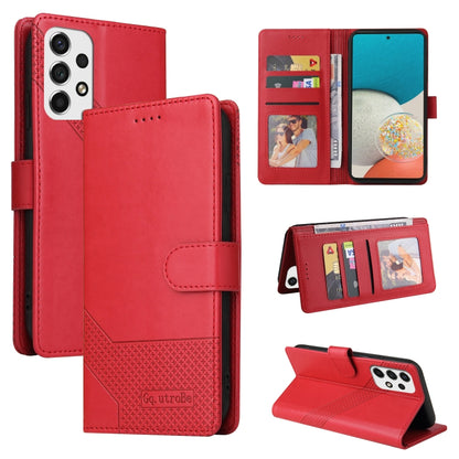 GQUTROBE Skin Feel Magnetic Leather Phone Case, For Samsung Galaxy A41, For Samsung Galaxy A42 5G, For Samsung Galaxy A50, For Samsung Galaxy A51 4G, For Samsung Galaxy A51 5G, For Samsung Galaxy A52 5G / 4G, For Samsung Galaxy A53 5G                  ...
