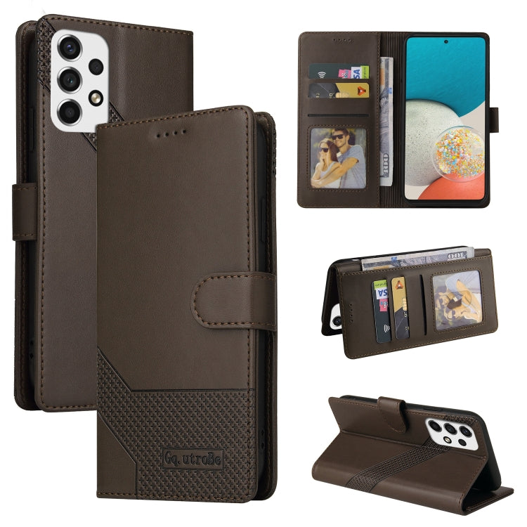 GQUTROBE Skin Feel Magnetic Leather Phone Case, For Samsung Galaxy A41, For Samsung Galaxy A42 5G, For Samsung Galaxy A50, For Samsung Galaxy A51 4G, For Samsung Galaxy A51 5G, For Samsung Galaxy A52 5G / 4G, For Samsung Galaxy A53 5G                  ...