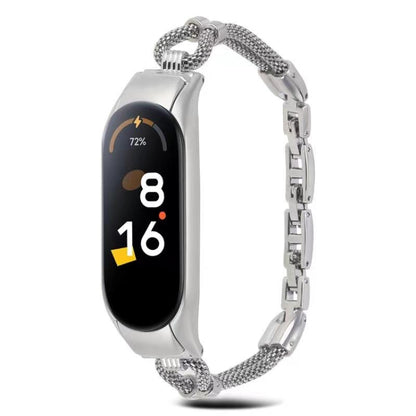 Copper Chain Metal Watch Band Unibody Case, For Xiaomi Mi Band 7 / 6 / 5 / 4 / 3