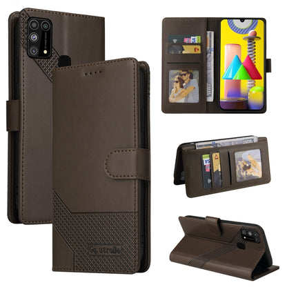 GQUTROBE Skin Feel Magnetic Leather Phone Case, For Samsung Galaxy M31, For Samsung Galaxy M32, For Samsung Galaxy Note8, For Samsung Galaxy Note9, For Samsung Galaxy Note10+, For Samsung Galaxy Note20, For Samsung Galaxy Note20 Ultra                  ...