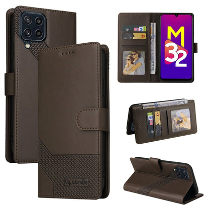 GQUTROBE Skin Feel Magnetic Leather Phone Case, For Samsung Galaxy M31, For Samsung Galaxy M32, For Samsung Galaxy Note8, For Samsung Galaxy Note9, For Samsung Galaxy Note10+, For Samsung Galaxy Note20, For Samsung Galaxy Note20 Ultra                  ...