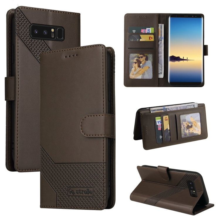 GQUTROBE Skin Feel Magnetic Leather Phone Case, For Samsung Galaxy M31, For Samsung Galaxy M32, For Samsung Galaxy Note8, For Samsung Galaxy Note9, For Samsung Galaxy Note10+, For Samsung Galaxy Note20, For Samsung Galaxy Note20 Ultra                  ...