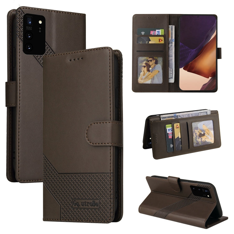 GQUTROBE Skin Feel Magnetic Leather Phone Case, For Samsung Galaxy M31, For Samsung Galaxy M32, For Samsung Galaxy Note8, For Samsung Galaxy Note9, For Samsung Galaxy Note10+, For Samsung Galaxy Note20, For Samsung Galaxy Note20 Ultra                  ...