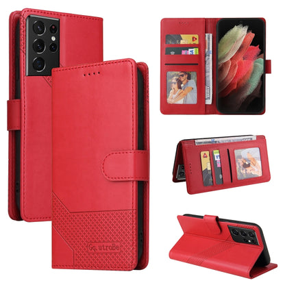 GQUTROBE Skin Feel Magnetic Leather Phone Case, For Samsung Galaxy S21 Ultra 5G, For Samsung Galaxy S21 FE 5G, For Samsung Galaxy S22 5G, For Samsung Galaxy S22+ 5G, For Samsung Galaxy S22 Ultra 5G, For Samsung Galaxy S20 FE