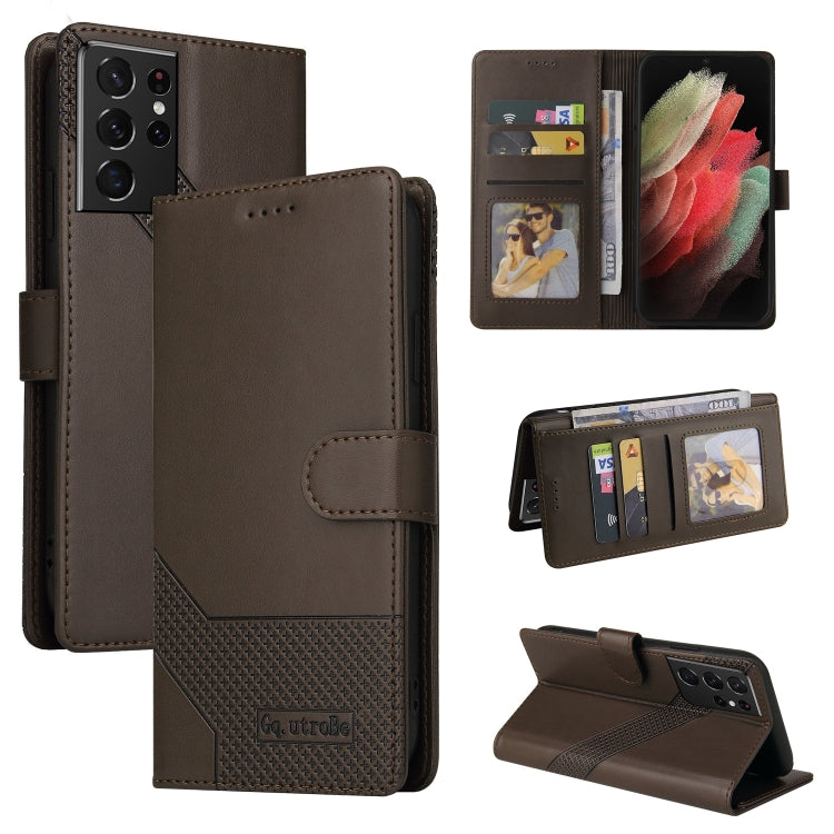 GQUTROBE Skin Feel Magnetic Leather Phone Case, For Samsung Galaxy S21 Ultra 5G, For Samsung Galaxy S21 FE 5G, For Samsung Galaxy S22 5G, For Samsung Galaxy S22+ 5G, For Samsung Galaxy S22 Ultra 5G, For Samsung Galaxy S20 FE
