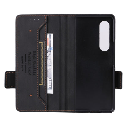 Magnetic Clasp Flip Leather Phone Case, For Samsung Galaxy Z Fold4, For Asus Zenfone 9