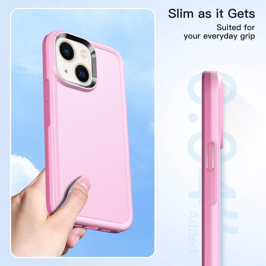 Double Solid Color Armor Phone Case, For iPhone 14 Pro Max, For iPhone 14 Pro, For iPhone 14, For iPhone 14 Plus, For iPhone 13 Pro Max, For iPhone 13 Pro, For iPhone 13, For iPhone 12 Pro Max, For iPhone 12 Pro, For iPhone 12
