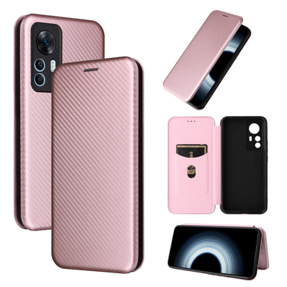Carbon Fiber Texture Flip Leather Phone Case, For Alcatel 1B 2022, For Asus Zenfone 9, For Motorola Moto G32, For Samsung Galaxy Z Fold4, For Xiaomi Redmi K50 Ultra, For OnePlus 10T 5G
