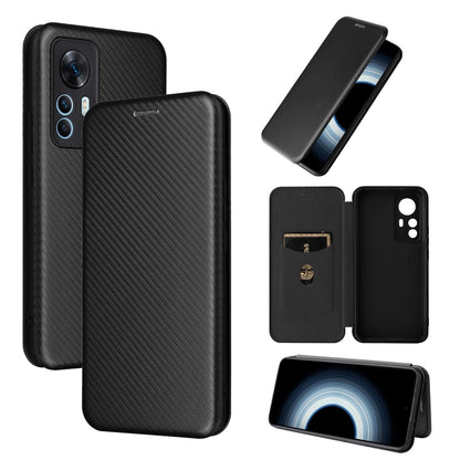 Carbon Fiber Texture Flip Leather Phone Case, For Alcatel 1B 2022, For Asus Zenfone 9, For Motorola Moto G32, For Samsung Galaxy Z Fold4, For Xiaomi Redmi K50 Ultra, For OnePlus 10T 5G