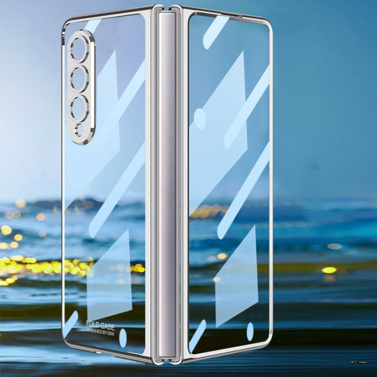 GKK Integrated Electroplating + Glass Full Coverage Phone Case, For Samsung Galaxy Z Fold4