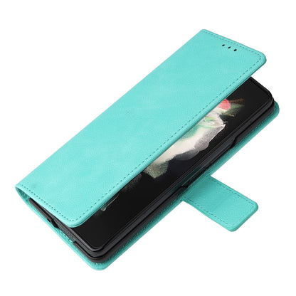 Lambskin Flip Leather Phone Case with Pen Slot, For Samsung Galaxy Z Fold4