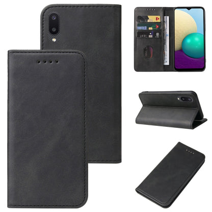 Magnetic Closure Leather Phone Case, For Samsung Galaxy A02 / M02, For Samsung Galaxy A03s 166mm, For Samsung Galaxy A10e, For Samsung Galaxy A11, For Samsung Galaxy A12 5G, For Samsung Galaxy A13 4G, For Samsung Galaxy A22 5G JP Version               ...