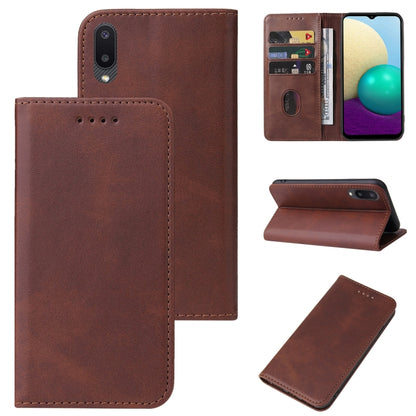 Magnetic Closure Leather Phone Case, For Samsung Galaxy A02 / M02, For Samsung Galaxy A03s 166mm, For Samsung Galaxy A10e, For Samsung Galaxy A11, For Samsung Galaxy A12 5G, For Samsung Galaxy A13 4G, For Samsung Galaxy A22 5G JP Version               ...