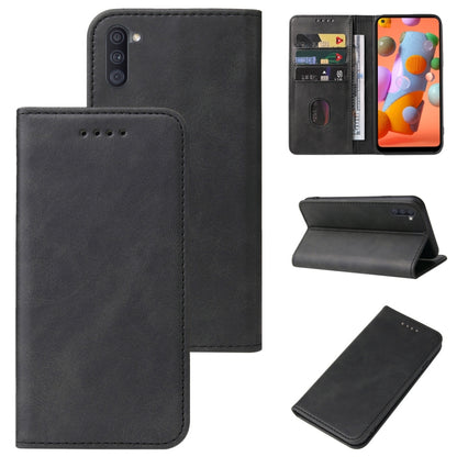 Magnetic Closure Leather Phone Case, For Samsung Galaxy A02 / M02, For Samsung Galaxy A03s 166mm, For Samsung Galaxy A10e, For Samsung Galaxy A11, For Samsung Galaxy A12 5G, For Samsung Galaxy A13 4G, For Samsung Galaxy A22 5G JP Version               ...