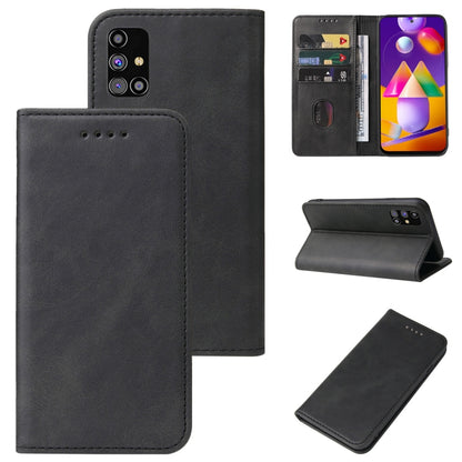 Magnetic Closure Leather Phone Case, For Samsung Galaxy A02 / M02, For Samsung Galaxy A03s 166mm, For Samsung Galaxy A10e, For Samsung Galaxy A11, For Samsung Galaxy A12 5G, For Samsung Galaxy A13 4G, For Samsung Galaxy A22 5G JP Version               ...
