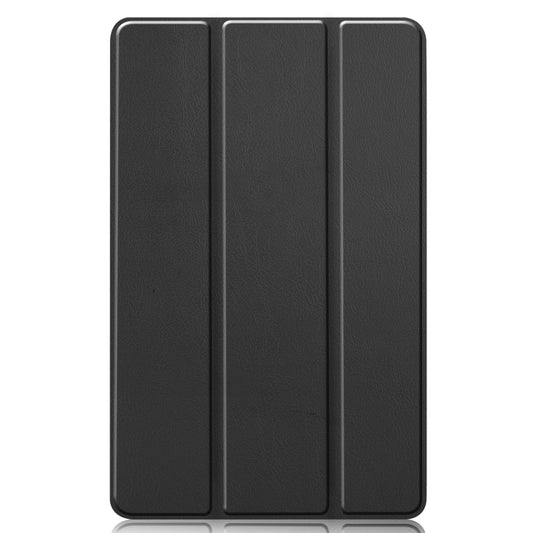 Custer Pattern Pure Color Horizontal Flip Leather Case with Three-folding Holder, For Galaxy Tab A 8.4 (2020), For Galaxy Tab S6 Lite 10.4 inch, For Lenovo M10 Plus TB-X606F