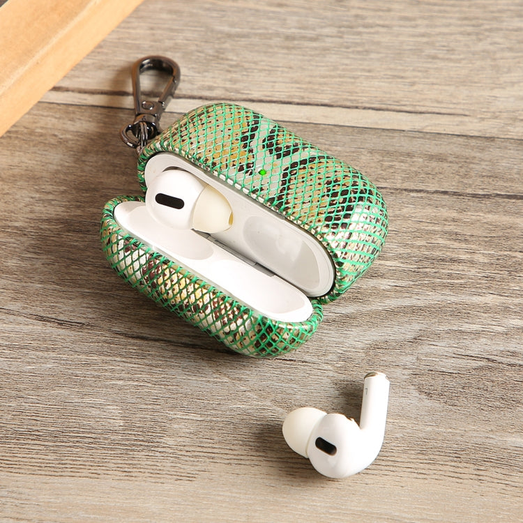 J01 Mesh Snakeskin Headphone Case, For AirPods Pro, For AirPods 3