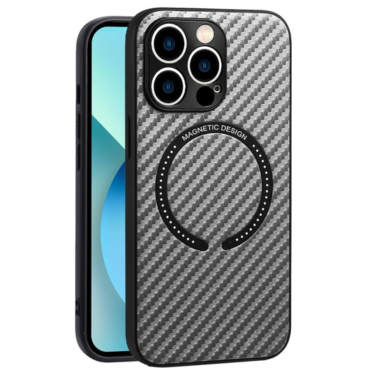 Carbon Fiber Texture MagSafe Magnetic Phone Case, For iPhone 14, For iPhone 14 Plus, For iPhone 14 Pro, For iPhone 14 Pro Max, For iPhone 13, For iPhone 13 Pro, For iPhone 13 Pro Max, For iPhone 12, For iPhone 12 Pro, For iPhone 12 Pro Max