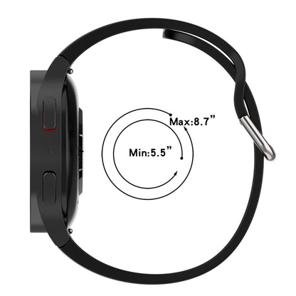 Two-color Stripe Silicone Watch Band, For Samsung Galaxy Watch5 / Watch5 Pro