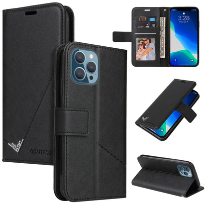 GQUTROBE Right Angle Leather Phone Case, For iPhone 13, For iPhone 13 mini, For iPhone 13 Pro, For iPhone 13 Pro Max, For iPhone 12 mini, For iPhone 12 Pro, For iPhone 12 Pro Max, For iPhone 11