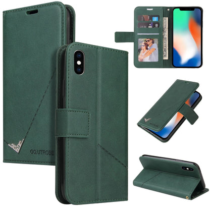 GQUTROBE Right Angle Leather Phone Case, For iPhone 11 Pro, For iPhone 11 Pro Max, For iPhone X / XS, For iPhone XR, For iPhone XS Max, For iPhone 7 Plus / 8 Plus, For iPhone 6 Plus / 6s Plus, For iPhone 6 / 6S