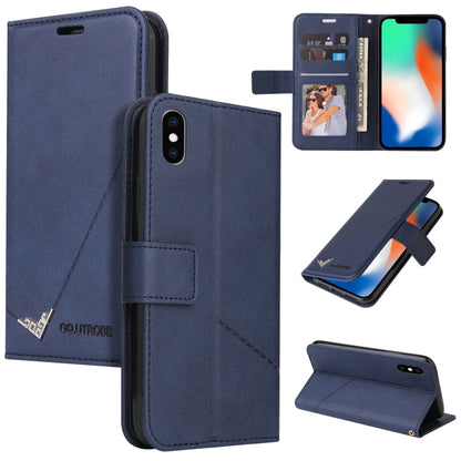GQUTROBE Right Angle Leather Phone Case, For iPhone 11 Pro, For iPhone 11 Pro Max, For iPhone X / XS, For iPhone XR, For iPhone XS Max, For iPhone 7 Plus / 8 Plus, For iPhone 6 Plus / 6s Plus, For iPhone 6 / 6S