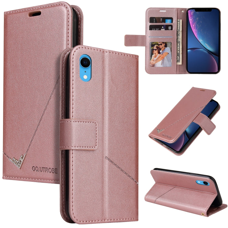 GQUTROBE Right Angle Leather Phone Case, For iPhone 11 Pro, For iPhone 11 Pro Max, For iPhone X / XS, For iPhone XR, For iPhone XS Max, For iPhone 7 Plus / 8 Plus, For iPhone 6 Plus / 6s Plus, For iPhone 6 / 6S