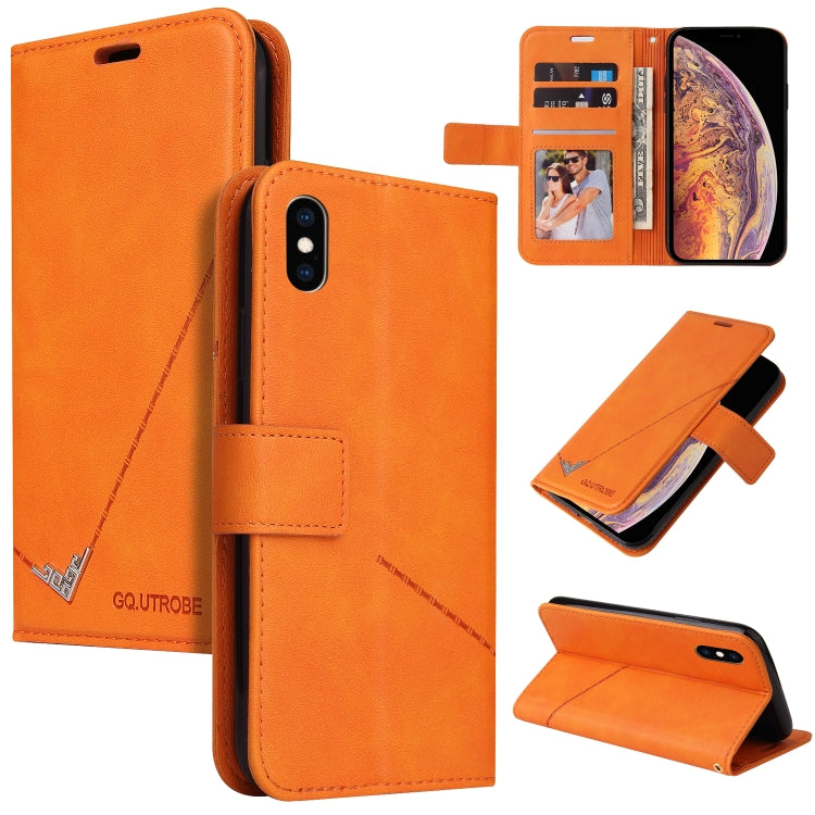 GQUTROBE Right Angle Leather Phone Case, For iPhone 11 Pro, For iPhone 11 Pro Max, For iPhone X / XS, For iPhone XR, For iPhone XS Max, For iPhone 7 Plus / 8 Plus, For iPhone 6 Plus / 6s Plus, For iPhone 6 / 6S