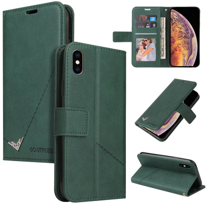 GQUTROBE Right Angle Leather Phone Case, For iPhone 11 Pro, For iPhone 11 Pro Max, For iPhone X / XS, For iPhone XR, For iPhone XS Max, For iPhone 7 Plus / 8 Plus, For iPhone 6 Plus / 6s Plus, For iPhone 6 / 6S