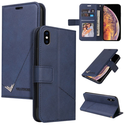 GQUTROBE Right Angle Leather Phone Case, For iPhone 11 Pro, For iPhone 11 Pro Max, For iPhone X / XS, For iPhone XR, For iPhone XS Max, For iPhone 7 Plus / 8 Plus, For iPhone 6 Plus / 6s Plus, For iPhone 6 / 6S