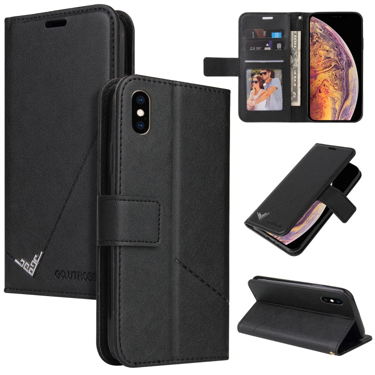 GQUTROBE Right Angle Leather Phone Case, For iPhone 11 Pro, For iPhone 11 Pro Max, For iPhone X / XS, For iPhone XR, For iPhone XS Max, For iPhone 7 Plus / 8 Plus, For iPhone 6 Plus / 6s Plus, For iPhone 6 / 6S