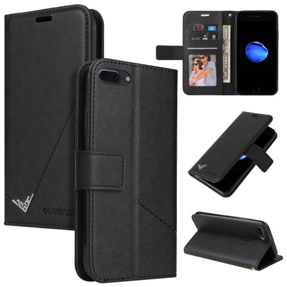 GQUTROBE Right Angle Leather Phone Case, For iPhone 11 Pro, For iPhone 11 Pro Max, For iPhone X / XS, For iPhone XR, For iPhone XS Max, For iPhone 7 Plus / 8 Plus, For iPhone 6 Plus / 6s Plus, For iPhone 6 / 6S