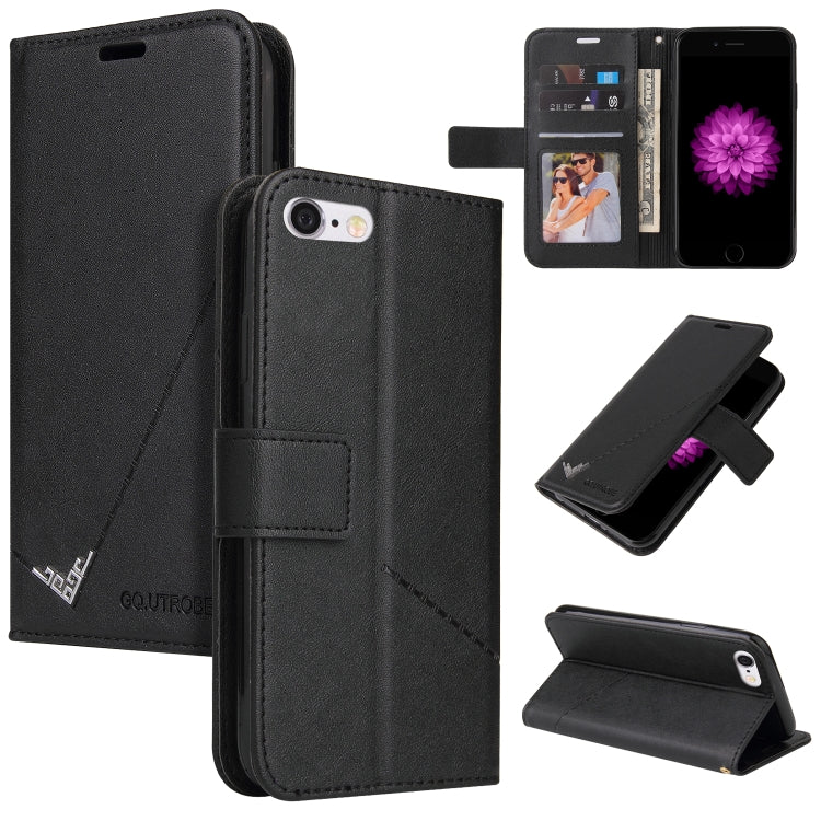 GQUTROBE Right Angle Leather Phone Case, For iPhone 11 Pro, For iPhone 11 Pro Max, For iPhone X / XS, For iPhone XR, For iPhone XS Max, For iPhone 7 Plus / 8 Plus, For iPhone 6 Plus / 6s Plus, For iPhone 6 / 6S