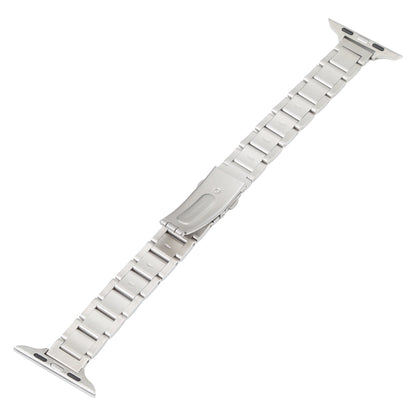 Three Beads Metal Watch Band For Apple Watch Series, 7 45mm / 6&SE&5&4 44mm / 3&2&1 42mm, 7 41mm / 6&SE&5&4 40mm / 3&2&1 38mm