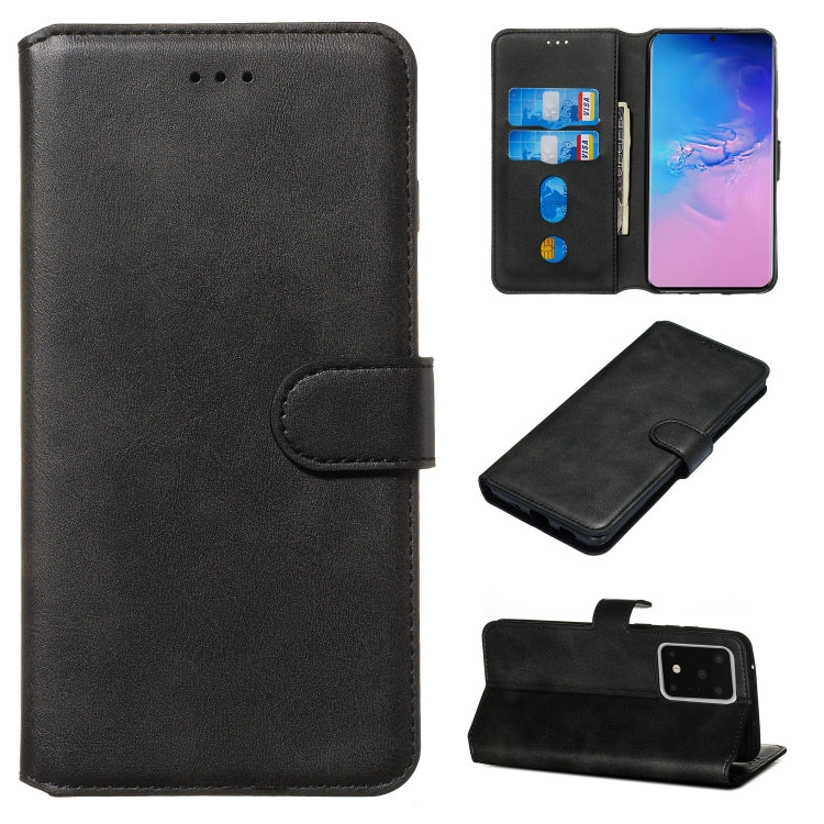 Classic Calf Texture Magnetic Attraction Horizontal Flip Leather Case with Stand & Card Slots & Wallet Function, For Galaxy S20, For Galaxy S20+, For Galaxy S20 Ultra