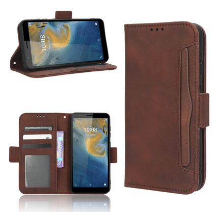 Skin Feel Calf Texture Card Slots Leather Phone Case, For OnePlus 10T 5G / Ace Pro 5G, For ZTE Avid 589 Z5158, For ZTE Nubia Red Magic 7S Pro, For ZTE Nubia Z40S Pro, For ZTE Axon 40 Pro
