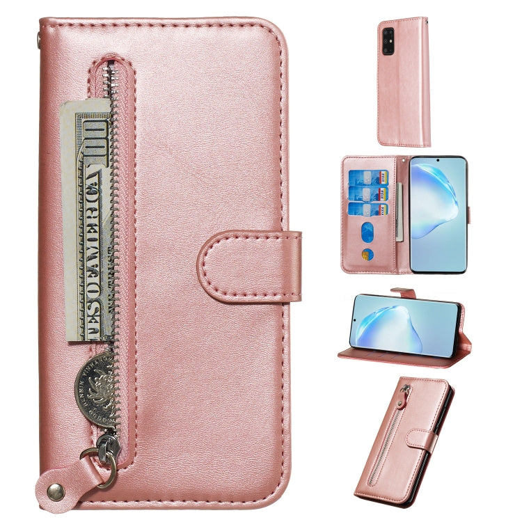 Fashion Calf Texture Zipper Horizontal Flip Leather Case with Stand & Card Slots & Wallet Function, For Galaxy S20 Ultra, For Galaxy S20, For Galaxy S20+