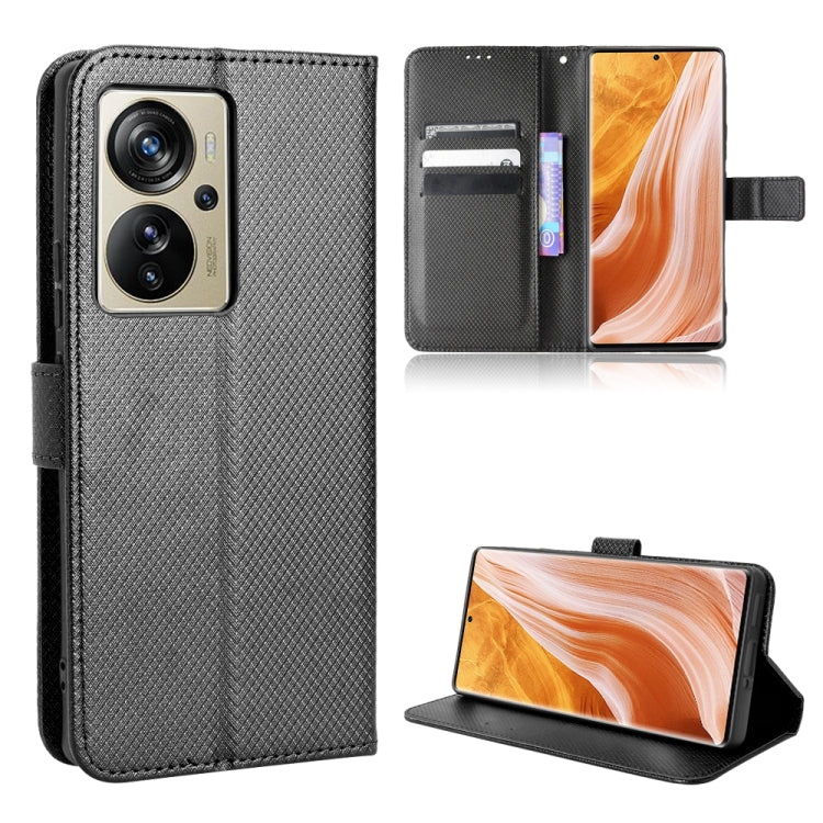 Diamond Texture Leather Phone Case, For ZTE Nubia Z40S Pro, For ZTE Axon 40 Pro
