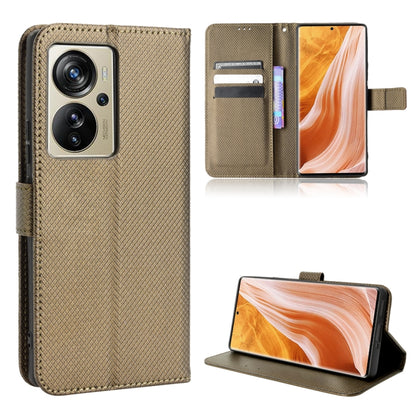Diamond Texture Leather Phone Case, For ZTE Nubia Z40S Pro, For ZTE Axon 40 Pro