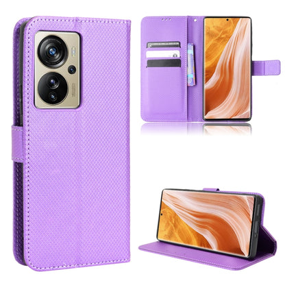 Diamond Texture Leather Phone Case, For ZTE Nubia Z40S Pro, For ZTE Axon 40 Pro