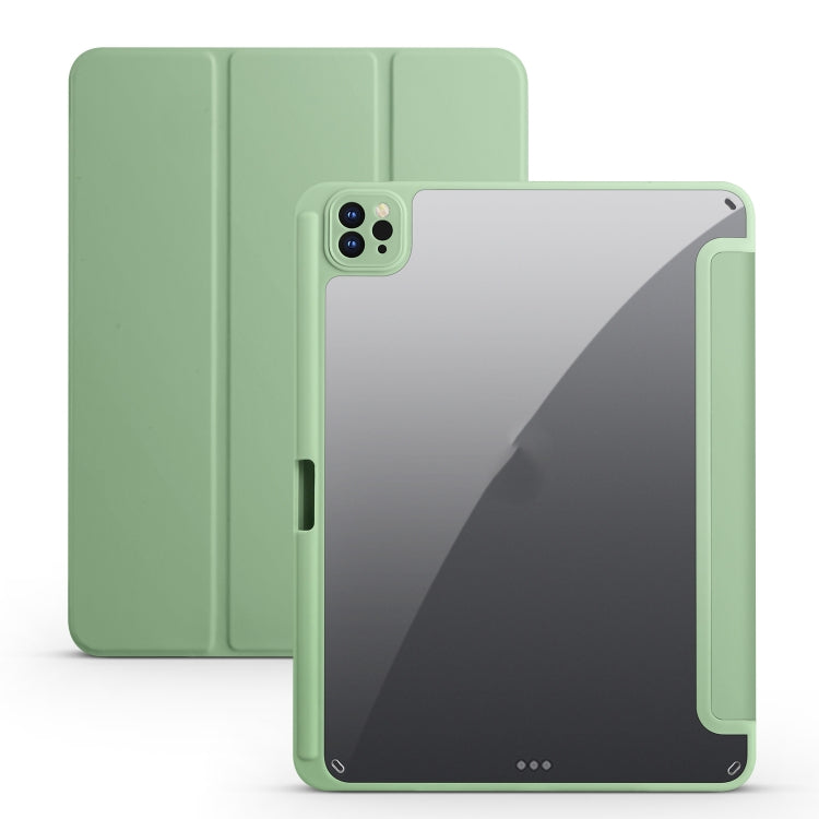 Acrylic 3-folding Smart Leather Tablet Case, For iPad 9.7 2018/2017, For iPad 10.2 2021/2020/2019, For iPad  Air 2022/2020/Pro 11 2021/2020/2018, For iPad Air 13 2024 / Pro 12.9 2022 / 2021/2020/2018, For Samsung Galaxy Tab S6 Lite 2020/2022