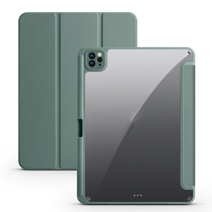 Acrylic 3-folding Smart Leather Tablet Case, For iPad 9.7 2018/2017, For iPad 10.2 2021/2020/2019, For iPad  Air 2022/2020/Pro 11 2021/2020/2018, For iPad Air 13 2024 / Pro 12.9 2022 / 2021/2020/2018, For Samsung Galaxy Tab S6 Lite 2020/2022