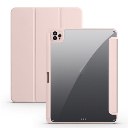 Acrylic 3-folding Smart Leather Tablet Case, For iPad 9.7 2018/2017, For iPad 10.2 2021/2020/2019, For iPad  Air 2022/2020/Pro 11 2021/2020/2018, For iPad Air 13 2024 / Pro 12.9 2022 / 2021/2020/2018, For Samsung Galaxy Tab S6 Lite 2020/2022