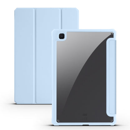 Acrylic 3-folding Smart Leather Tablet Case, For iPad 9.7 2018/2017, For iPad 10.2 2021/2020/2019, For iPad  Air 2022/2020/Pro 11 2021/2020/2018, For iPad Air 13 2024 / Pro 12.9 2022 / 2021/2020/2018, For Samsung Galaxy Tab S6 Lite 2020/2022