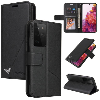 GQUTROBE Right Angle Leather Phone Case, For Samsung Galaxy S21 5G, For Samsung Galaxy S21+ 5G, For Samsung Galaxy S21 Ultra 5G, For Samsung Galaxy S22 5G, For Samsung Galaxy S22+ 5G, For Samsung Galaxy S22 Ultra 5G, For Samsung Galaxy S20             ...